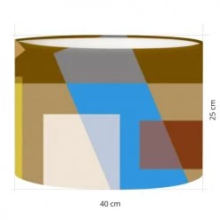 Abat-jours Lampadaires Abat-jour Art Deco Taupil T 40 X H 27 -Luminaires Contemporain Soldes abat jour art deco taupil t 40 x h 27 2