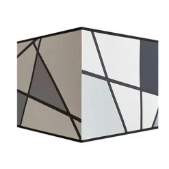 Abat-jours Lampes à Poser Abat-jour Carré Callero Gris 30x30 H 30 -Luminaires Contemporain Soldes abat jour carre callero gris 30x30 h 30 4