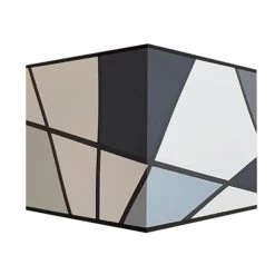 Abat-jours Lampes à Poser Abat-jour Carré Callero Gris 35x35 H 25 -Luminaires Contemporain Soldes abat jour carre callero gris 35x35 h 25 2