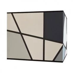 Abat-jours Lampes à Poser Abat-jour Carré Callero Gris 35x35 H 25 -Luminaires Contemporain Soldes abat jour carre callero gris 35x35 h 25 3