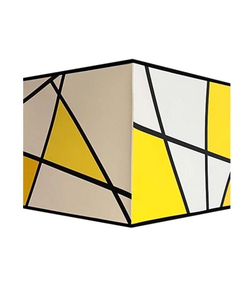 Abat-jours Lampes à Poser Abat-jour Carré Callero Jaune 25x25 H 25 1 Abat-jours Lampes à Poser Abat-jour Carré Callero Jaune 25x25 H 25