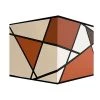 Abat-jours Lampes à Poser Abat-jour Carré Callero Marron 30x30 H 30