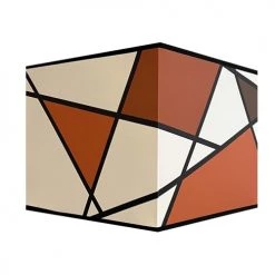 Abat-jours Lampes à Poser Abat-jour Carré Callero Marron 30x30 H 30