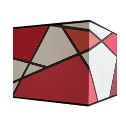 Abat-jours Lampes à Poser Abat-jour Carré Callero Rose 30x30 H 30 -Luminaires Contemporain Soldes abat jour carre callero rose 30x30 h 30 2