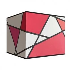 Abat-jours Lampes à Poser Abat-jour Carré Callero Rose 30x30 H 30