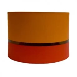 Abat-jours Lampes à Poser Abat-jour Chevet Bicolore Orange T 25 X H 18 5 Abat-jours Lampes à Poser Abat-jour Chevet Bicolore Orange T 25 X H 18 -Luminaires Contemporain Soldes abat jour chevet bicolore orange t 25 x h 18 2