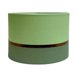 Abat-jours Lampes à Poser Abat-jour Chevet Bicolore Vert T 25 X H 18 -Luminaires Contemporain Soldes abat jour chevet bicolore vert t 25 x h 18 2