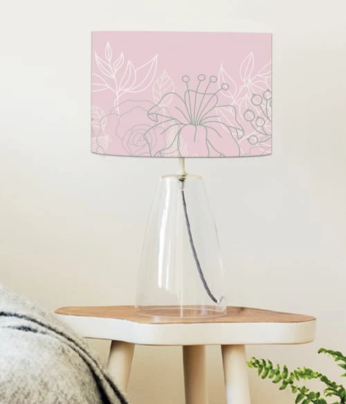 Abat-jours Lampes à Poser Abat-jour Chevet Bouquet Rose Poudré T 25 X H 20 2 Abat-jours Lampes à Poser Abat-jour Chevet Bouquet Rose Poudré T 25 X H 20 – Image 2