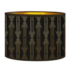 Abat-jours Lampadaires Abat-jour Lampadaire Doré Imprimé Noir Et Or Lazarre T 40 X H 25 9 Abat-jours Lampadaires Abat-jour Lampadaire Doré Imprimé Noir Et Or Lazarre T 40 X H 25 -Luminaires Contemporain Soldes abat jour chevet dore imprime noir et or lazarre t 25 x h 18