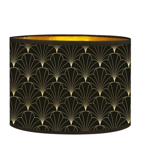 Abat-jours Lampes à Poser Abat-jour Chevet Doré Imprimé Noir Flora T 25 X H 18 1 Abat-jours Lampes à Poser Abat-jour Chevet Doré Imprimé Noir Flora T 25 X H 18