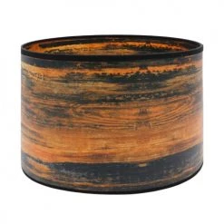 Abat-jours Lampes à Poser Abat-jour Chevet Effet Bois Ébène T 20 X H 15