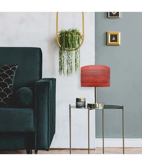 Abat-jours Lampes à Poser Abat-jour Chevet Effet Bois Étimoé T 20 X H 15 2 Abat-jours Lampes à Poser Abat-jour Chevet Effet Bois Étimoé T 20 X H 15 – Image 2