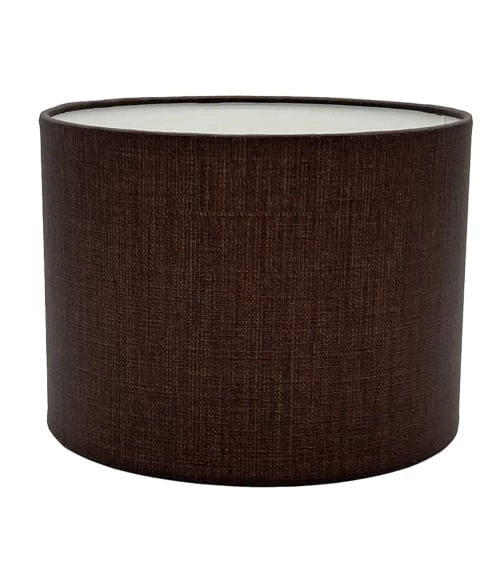 Abat-jours Lampes à Poser Abat-jour Chevet Effet Lin Chocolat T 20 X H 15 1 Abat-jours Lampes à Poser Abat-jour Chevet Effet Lin Chocolat T 20 X H 15