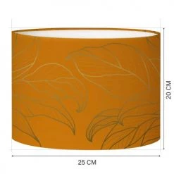 Abat-jours Lampes à Poser Abat-jour Chevet Feuille Orange Acidulé T 25 X H 20 -Luminaires Contemporain Soldes abat jour chevet feuille orange acidule t 25 x h 20 2