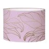 Abat-jours Lampes à Poser Abat-jour Chevet Feuille Rose Acidulé T 25 X H 20