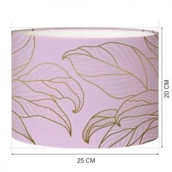 Abat-jours Lampes à Poser Abat-jour Chevet Feuille Rose Acidulé T 25 X H 20 -Luminaires Contemporain Soldes abat jour chevet feuille rose acidule t 25 x h 20 2