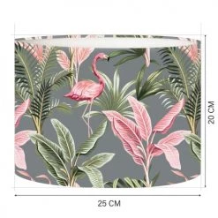 Abat-jours Lampes à Poser Abat-jour Chevet Flamand Gris T 25 X H 20 -Luminaires Contemporain Soldes abat jour chevet flamand gris t 25 x h 20 2