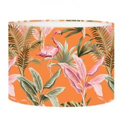 Abat-jours Lampes à Poser Abat-jour Chevet Flamand Mandarine T 25 X H 20