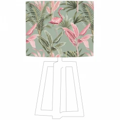 Abat-jours Lampes à Poser Abat-jour Chevet Flamand Vert Olive T 25 X H 20