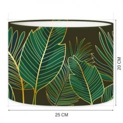 Abat-jours Lampes à Poser Abat-jour Chevet Floral Tawa T 25 X H 20 -Luminaires Contemporain Soldes abat jour chevet floral tawa t 25 x h 20 3