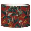 Abat-jours Lampes à Poser Abat-jour Chevet Forêt Rouge Acidulé T 25 X H 20