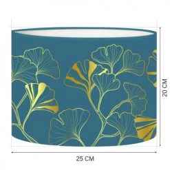 Abat-jours Lampes à Poser Abat-jour Chevet Iris Bleu Canard T 25 X H 20 -Luminaires Contemporain Soldes abat jour chevet iris bleu canard t 25 x h 20 2