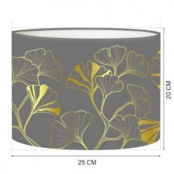 Abat-jours Lampes à Poser Abat-jour Chevet Iris Gris T 25 X H 20 -Luminaires Contemporain Soldes abat jour chevet iris gris t 25 x h 20 2