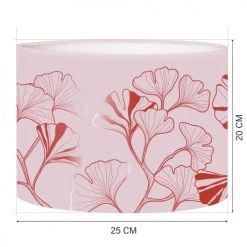 Abat-jours Lampes à Poser Abat-jour Chevet Iris Rose Poudré T 25 X H 20 -Luminaires Contemporain Soldes abat jour chevet iris rose poudre t 25 x h 20 2