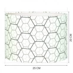 Abat-jours Lampes à Poser Abat-jour Chevet Karo T 25 X H 20 -Luminaires Contemporain Soldes abat jour chevet karo t 25 x h 20 3