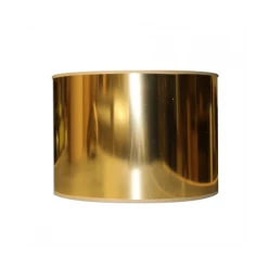 Abat-jours Lampes à Poser Abat-jour Chevet Laqué Or Brillant T 25 X H 18 -Luminaires Contemporain Soldes abat jour chevet laque or brillant t 25 x h 18 1