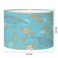 Abat-jours Lampes à Poser Abat-jour Chevet Oiseau Bleu Acidulé T 25 X H 20 -Luminaires Contemporain Soldes abat jour chevet oiseau bleu acidule t 25 x h 20 2