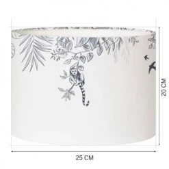 Abat-jours Lampes à Poser Abat-jour Chevet Singe T 25 X H 20 7 Abat-jours Lampes à Poser Abat-jour Chevet Singe T 25 X H 20 -Luminaires Contemporain Soldes abat jour chevet singe t 25 x h 20 1