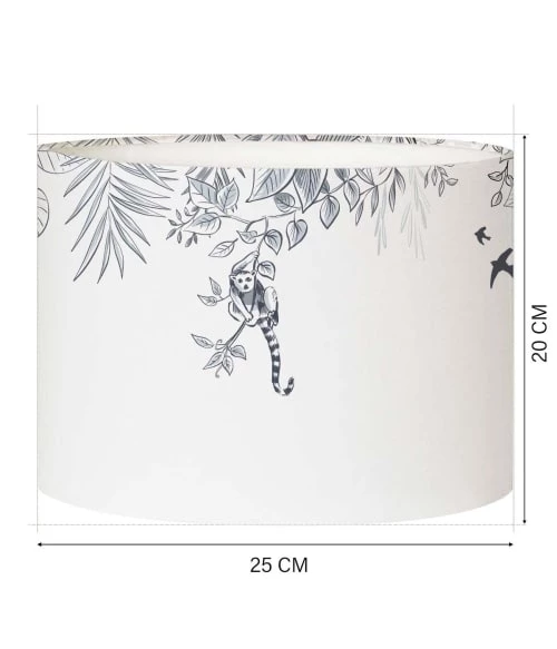 Abat-jours Lampes à Poser Abat-jour Chevet Singe T 25 X H 20 3 Abat-jours Lampes à Poser Abat-jour Chevet Singe T 25 X H 20 – Image 3