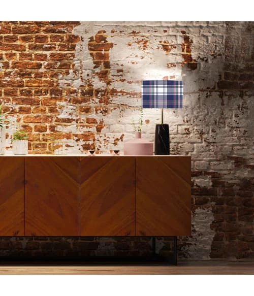 Abat-jours Lampes à Poser Abat-jour Chevet Tartan Cami T 25 X H 20 2 Abat-jours Lampes à Poser Abat-jour Chevet Tartan Cami T 25 X H 20 – Image 2