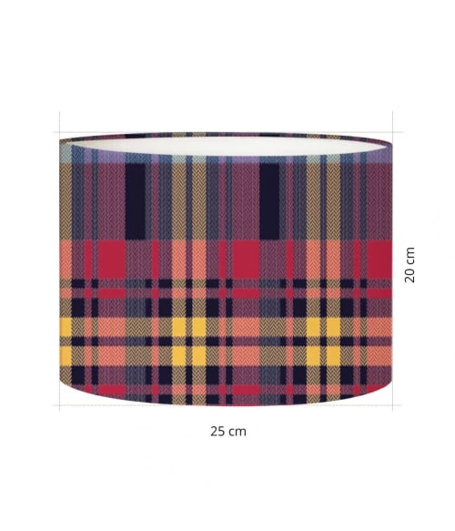 Abat-jours Lampes à Poser Abat-jour Chevet Tartan Kent T 25 X H 20 3 Abat-jours Lampes à Poser Abat-jour Chevet Tartan Kent T 25 X H 20 – Image 3