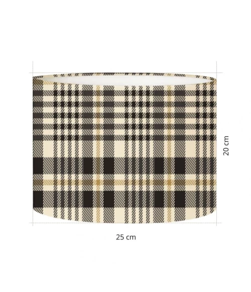 Abat-jours Lampes à Poser Abat-jour Chevet Tartan Rach T 25 X H 20 3 Abat-jours Lampes à Poser Abat-jour Chevet Tartan Rach T 25 X H 20 – Image 3