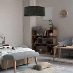 Abat-jours Lampes à Poser Abat-jour Effet Lin D : 20 X H 15cm -Luminaires Contemporain Soldes abat jour effet lin d 20 x h 15cm 2