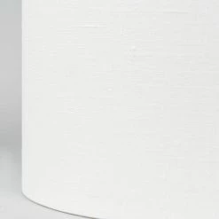 QAZQA Suspensions Abat-jour En Tissu Blanc -Luminaires Contemporain Soldes abat jour en tissu blanc 3