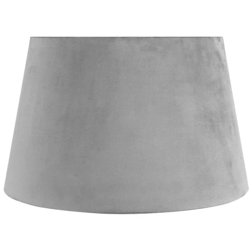 Maisons Du Monde Lampadaires Abat-jour En Velours Gris 2 Maisons Du Monde Lampadaires Abat-jour En Velours Gris – Image 2