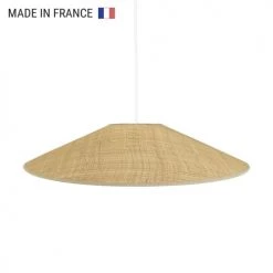 LUMISKY Suspensions Abat-jour Intérieur Fibre Naturelle Beige D60CM -Luminaires Contemporain Soldes abat jour interieur fibre naturelle beige d60cm 4