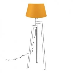 Maisons Du Monde Lampadaires Abat-jour Jaune Moutarde