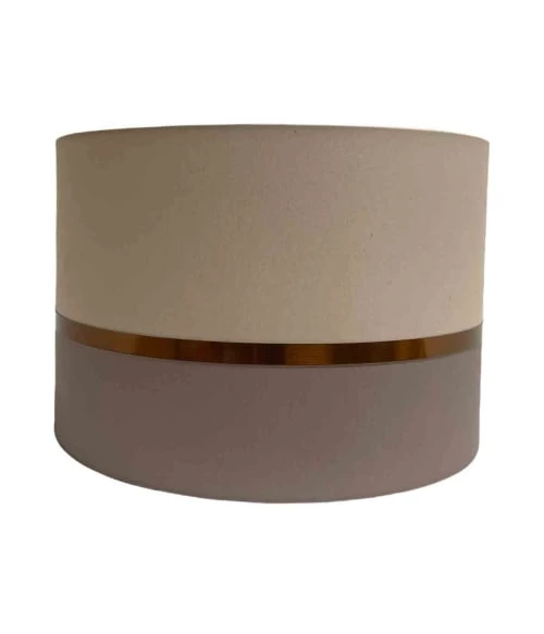 Abat-jours Lampadaires Abat-jour Lampadaire Bicolore Taupe Et Beige T 45 X H 28 3 Abat-jours Lampadaires Abat-jour Lampadaire Bicolore Taupe Et Beige T 45 X H 28 – Image 3