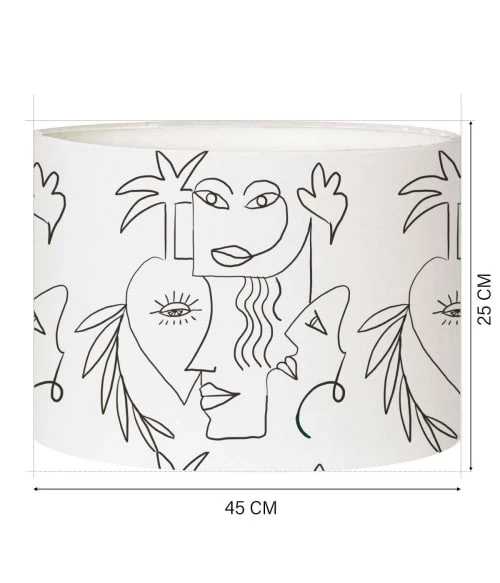 Abat-jours Lampadaires Abat-jour Lampadaire BOHO T 45 X H 25 3 Abat-jours Lampadaires Abat-jour Lampadaire BOHO T 45 X H 25 – Image 3