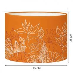 Abat-jours Lampadaires Abat-jour Lampadaire Bouquet Mandarine T 45 X H 25 -Luminaires Contemporain Soldes abat jour lampadaire bouquet mandarine t 45 x h 25 1