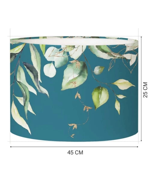 Abat-jours Lampadaires Abat-jour Lampadaire Branche Bleu Canard T 45 X H 25 3 Abat-jours Lampadaires Abat-jour Lampadaire Branche Bleu Canard T 45 X H 25 – Image 3