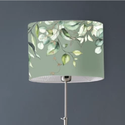 Abat-jours Lampadaires Abat-jour Lampadaire Branche Vert Olive T 45 X H 25 -Luminaires Contemporain Soldes abat jour lampadaire branche vert olive t 45 x h 25 2
