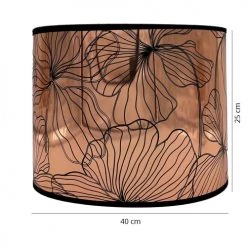 Abat-jours Lampadaires Abat-jour Lampadaire Cuivre Flora T 40 X H 25 -Luminaires Contemporain Soldes abat jour lampadaire cuivre flora t 40 x h 25 3