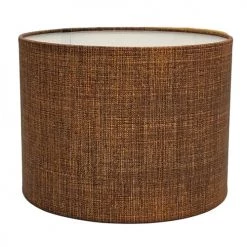 Abat-jours Lampadaires Abat-jour Lampadaire Effet Lin Camel T 35 X H 20