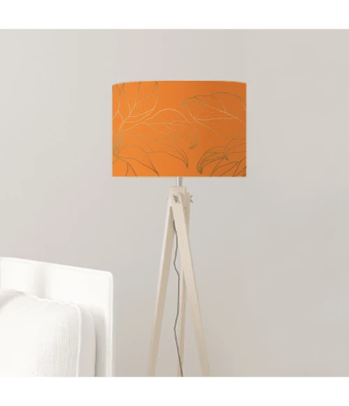 Abat-jours Lampadaires Abat-jour Lampadaire Feuille Orange Acidulé T 45 X H 25 5 Abat-jours Lampadaires Abat-jour Lampadaire Feuille Orange Acidulé T 45 X H 25 – Image 5