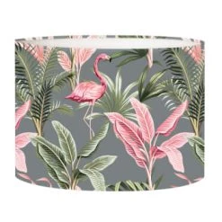 Abat-jours Lampadaires Abat-jour Lampadaire Flamand Mandarine T 45 X H 25 -Luminaires Contemporain Soldes abat jour lampadaire flamand gris t 45 x h 25